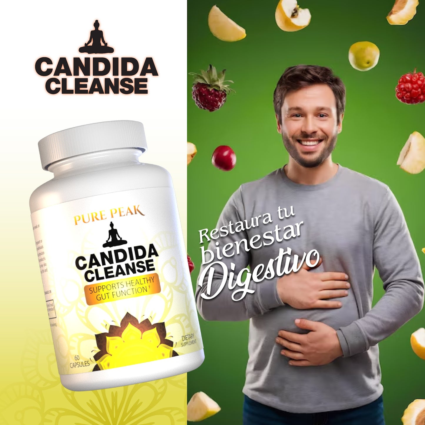 Candida Cleanse - Elimina el Exceso de Cándida y Restaura tu Equilibrio Interno🍃