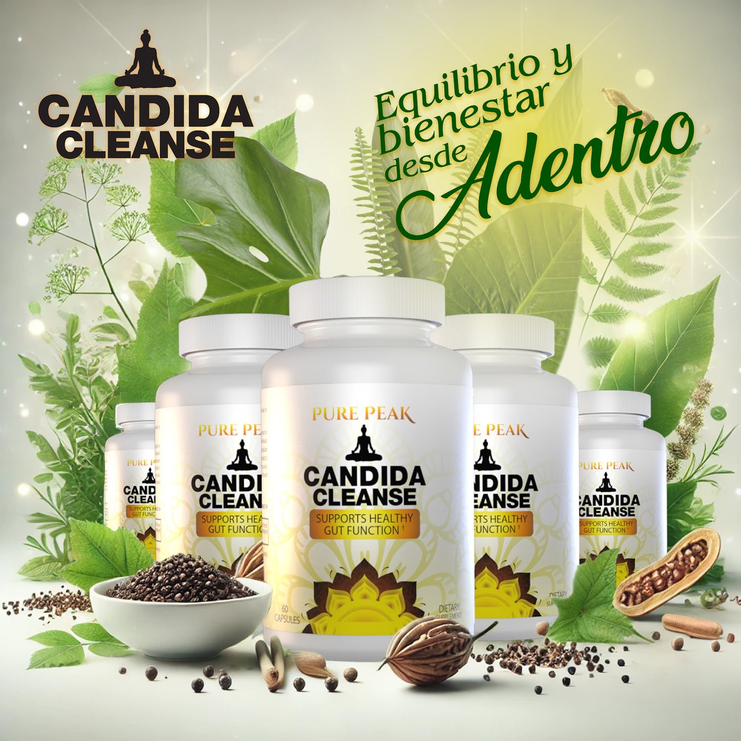 Candida Cleanse - Elimina el Exceso de Cándida y Restaura tu Equilibrio Interno🍃